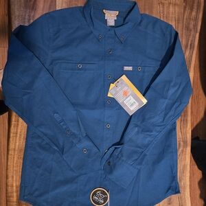 Womens Ariat Teal Button Down Shirt